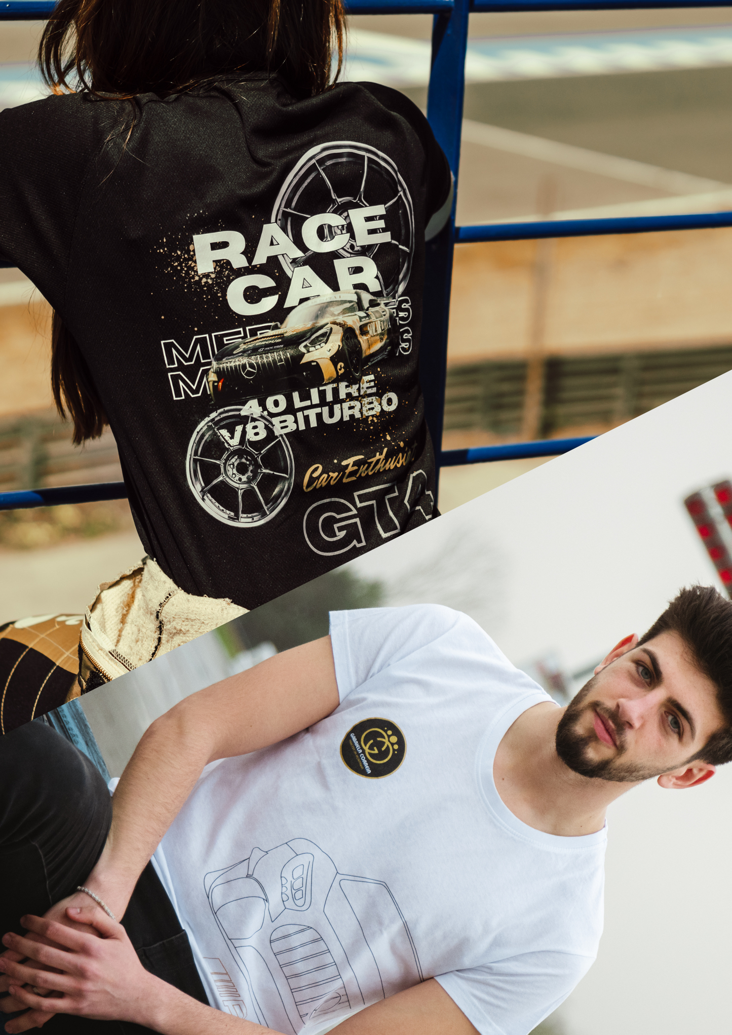 PACK T-shirt Branca + T-shirt Preta